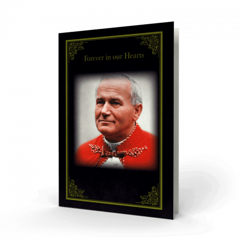 Pope John Paul II Memorial Card (RMC-07)