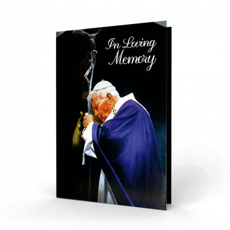 Pope John Paul II Memorial Card #2 (RMC-05)