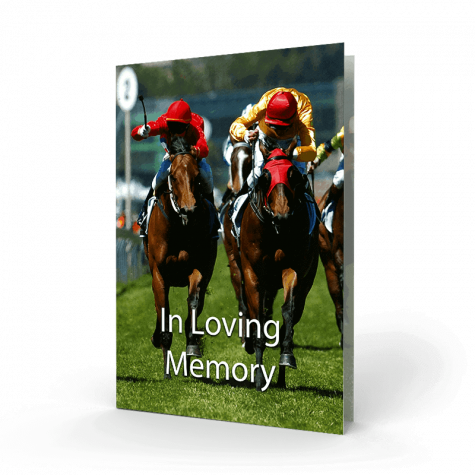 Horse Racing Ireland Memorial Card (SOMC-05)