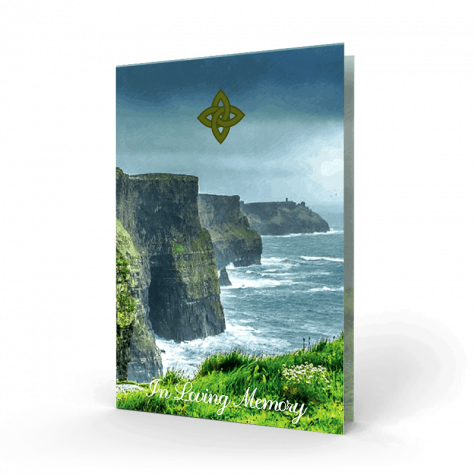 Cliffs of Moher Memorial Card (ICMC-05)