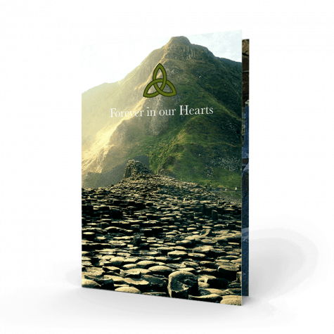 Giants Causeway Memorial Card (ICMC-04)
