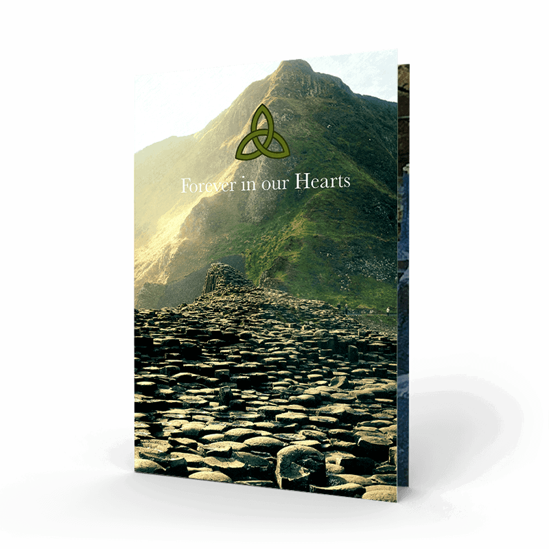 Giants Causeway Memorial Card