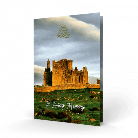 Rock of Cashel Memorial Card (ICMC-03)