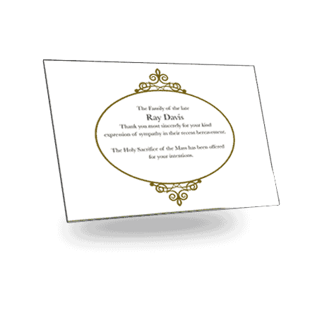 Double Sided Acknowledgement Card (LAC-02) - Image 2