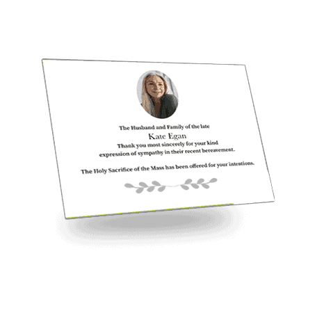 Double Sided Acknowledgement Card (LAC-12) - Image 3