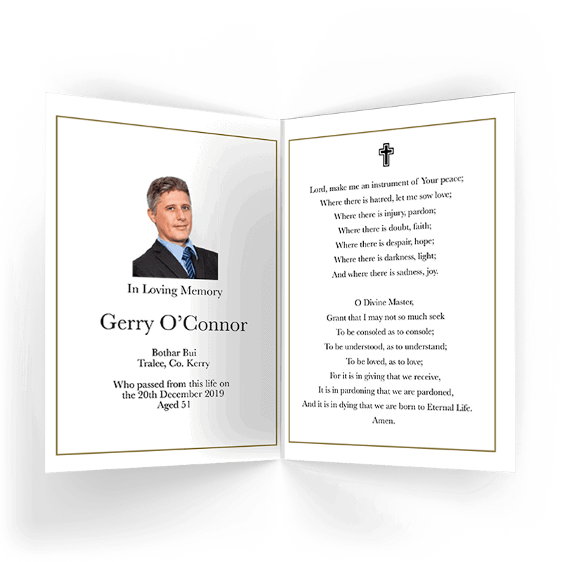 Saint Francis Memorial Card (RMC-20) - Image 2