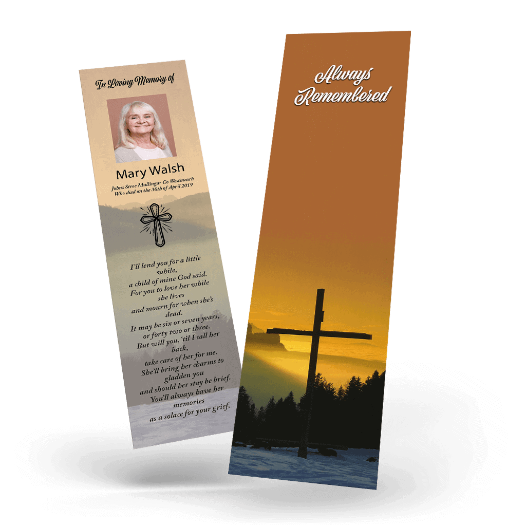 Holy Cross Memorial Bookmark (RBM-14)