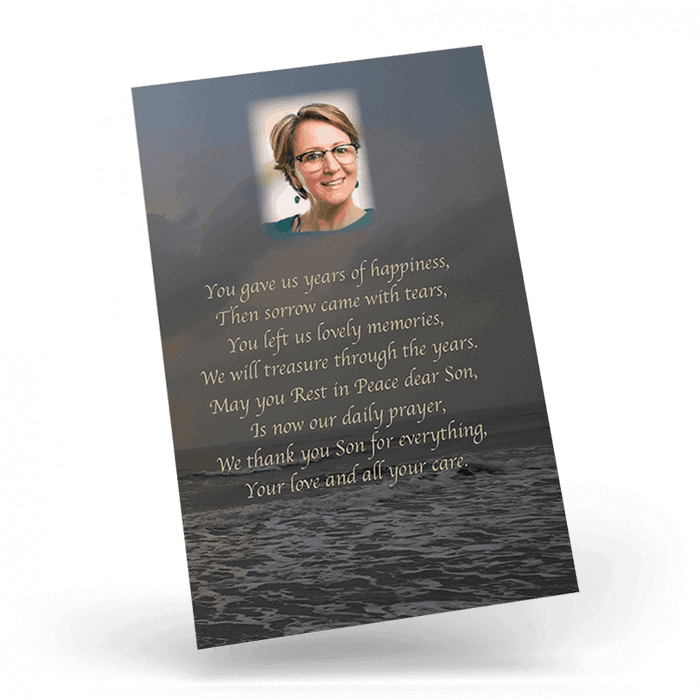 Beach Sunset Wallet Card (NWC-11) - Image 2