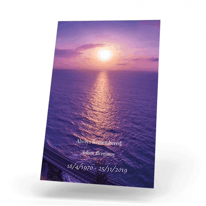 Ocean Sunset Wallet Card (NWC-12) - Image 3