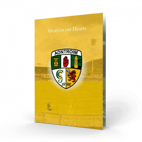 Memorial Card Antrim GAA