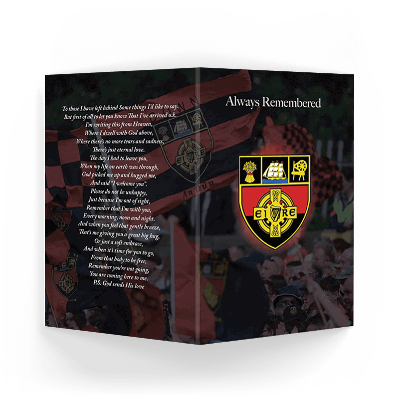 Memorial Card Down GAA - Image 3