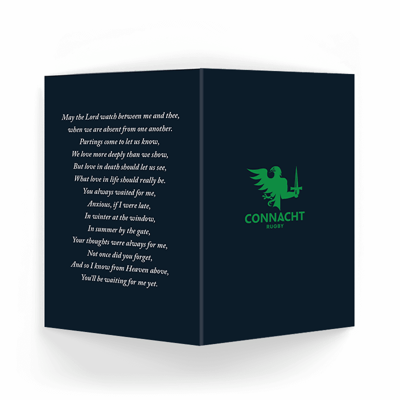 Connacht Rugby Memorial Card (SOMC-14) - Image 3