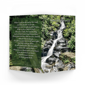 memorial card prices