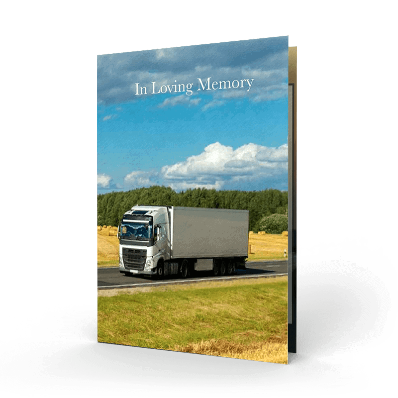 Truck Driver Memorial Card (SOMC-31)