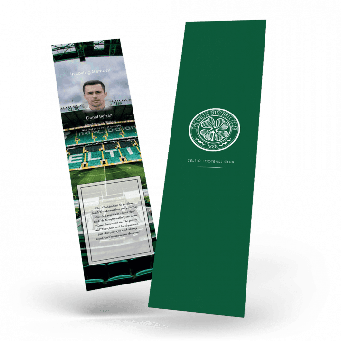 Celtic FC Memorial Bookmark