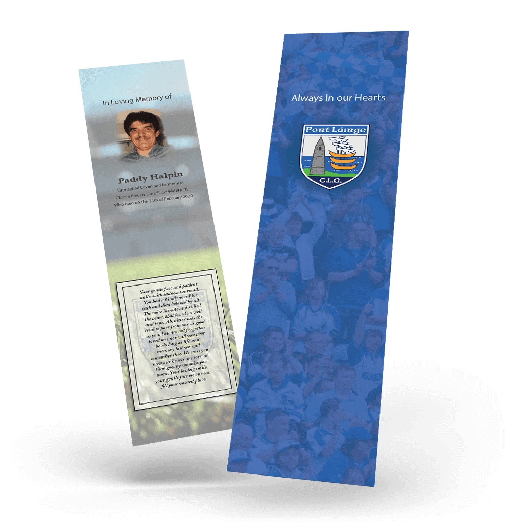 Waterford Memorial Bookmark