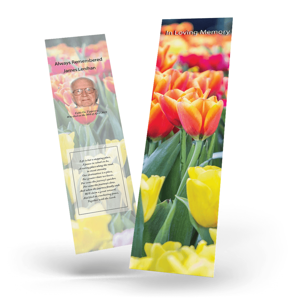 Tulips Memorial Bookmark (FBM23)