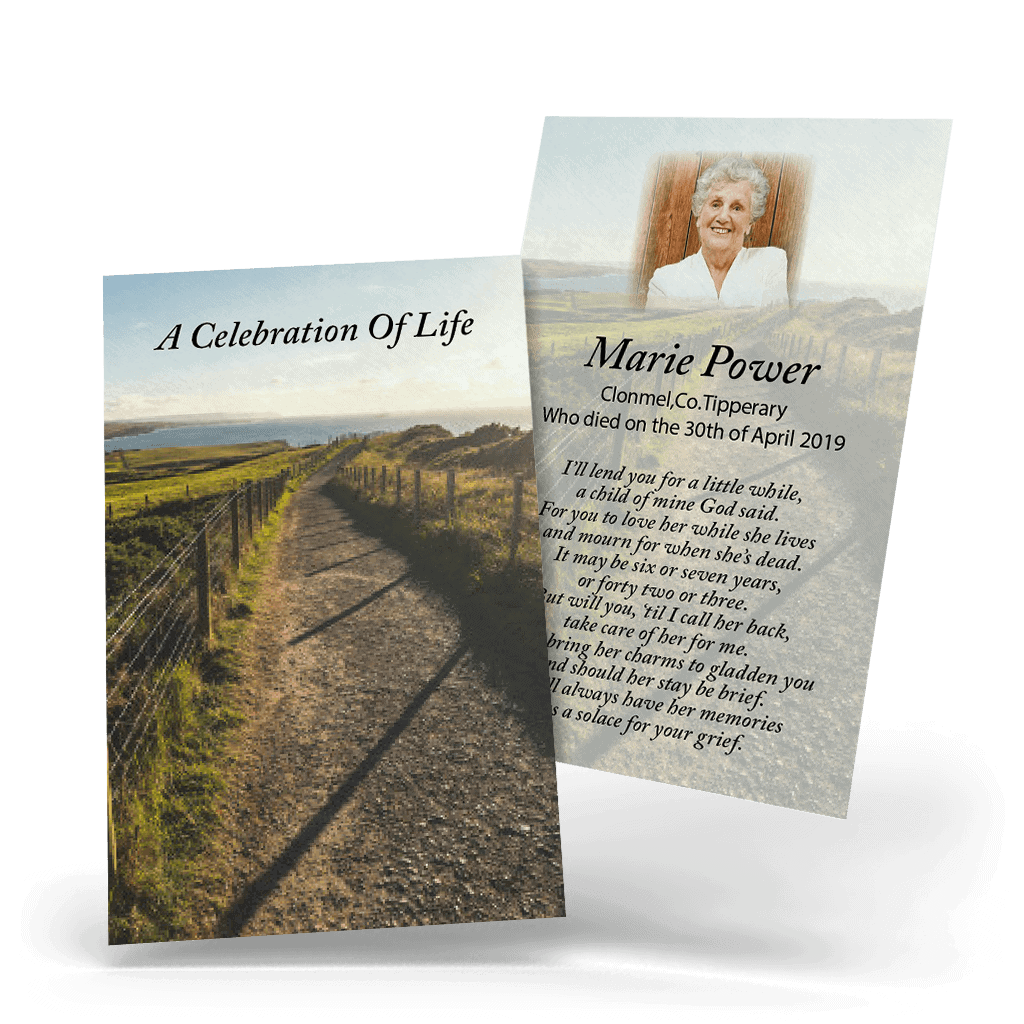 Coastal Cliff Walk Wallet Card