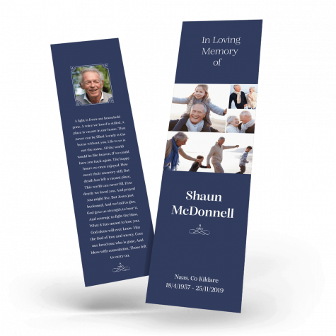 Modern Memorial Bookmark (MMB-02)