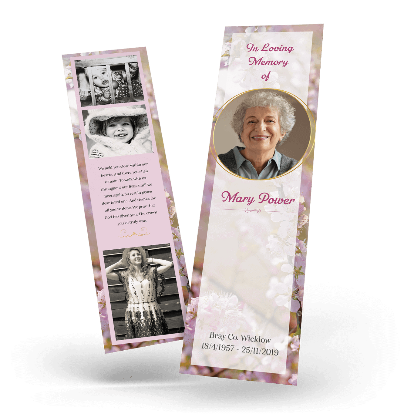 Modern Memorial Bookmark (MMB-04)