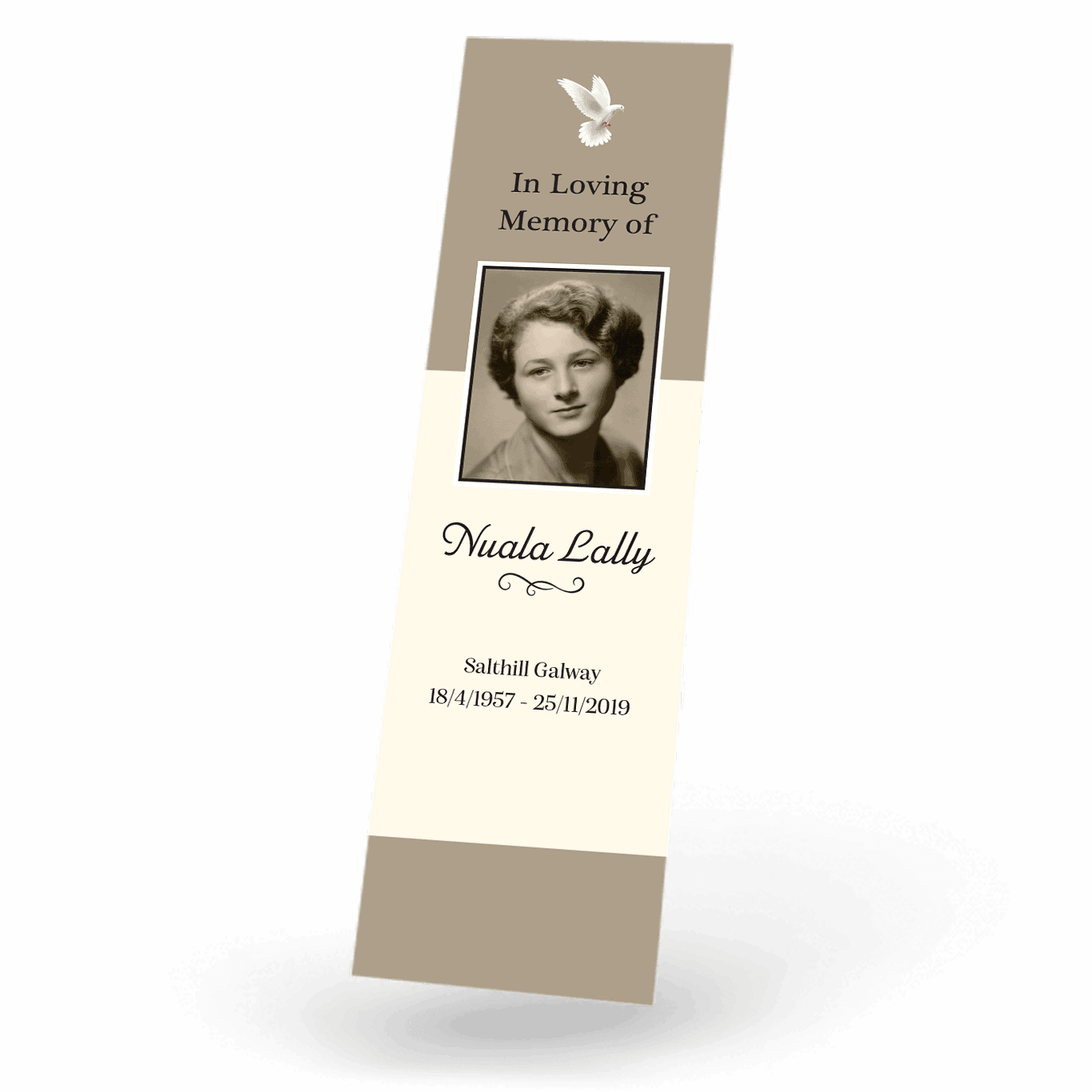 Modern Memorial Bookmark (MMB-10) - Image 3