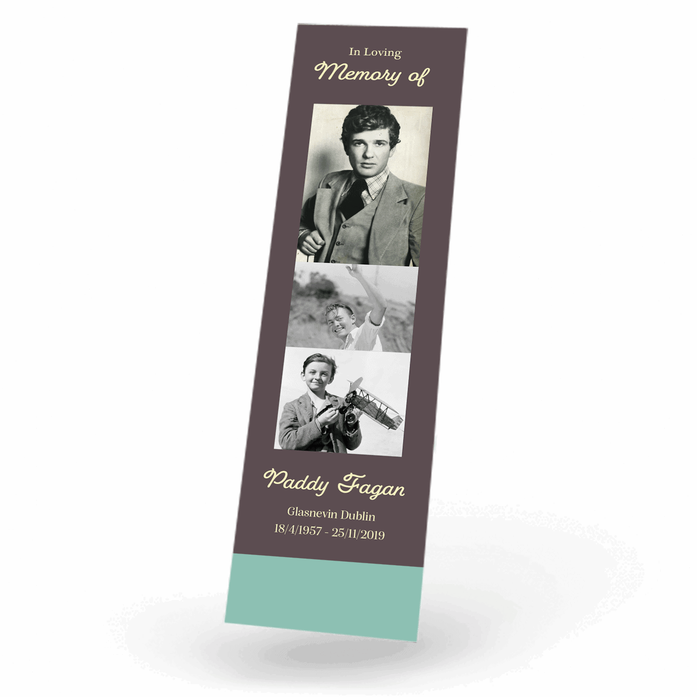 Modern Memorial Bookmark (MMB-07) - Image 3