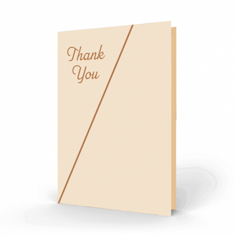 Modern Acknowledgement Card (PAC-33)