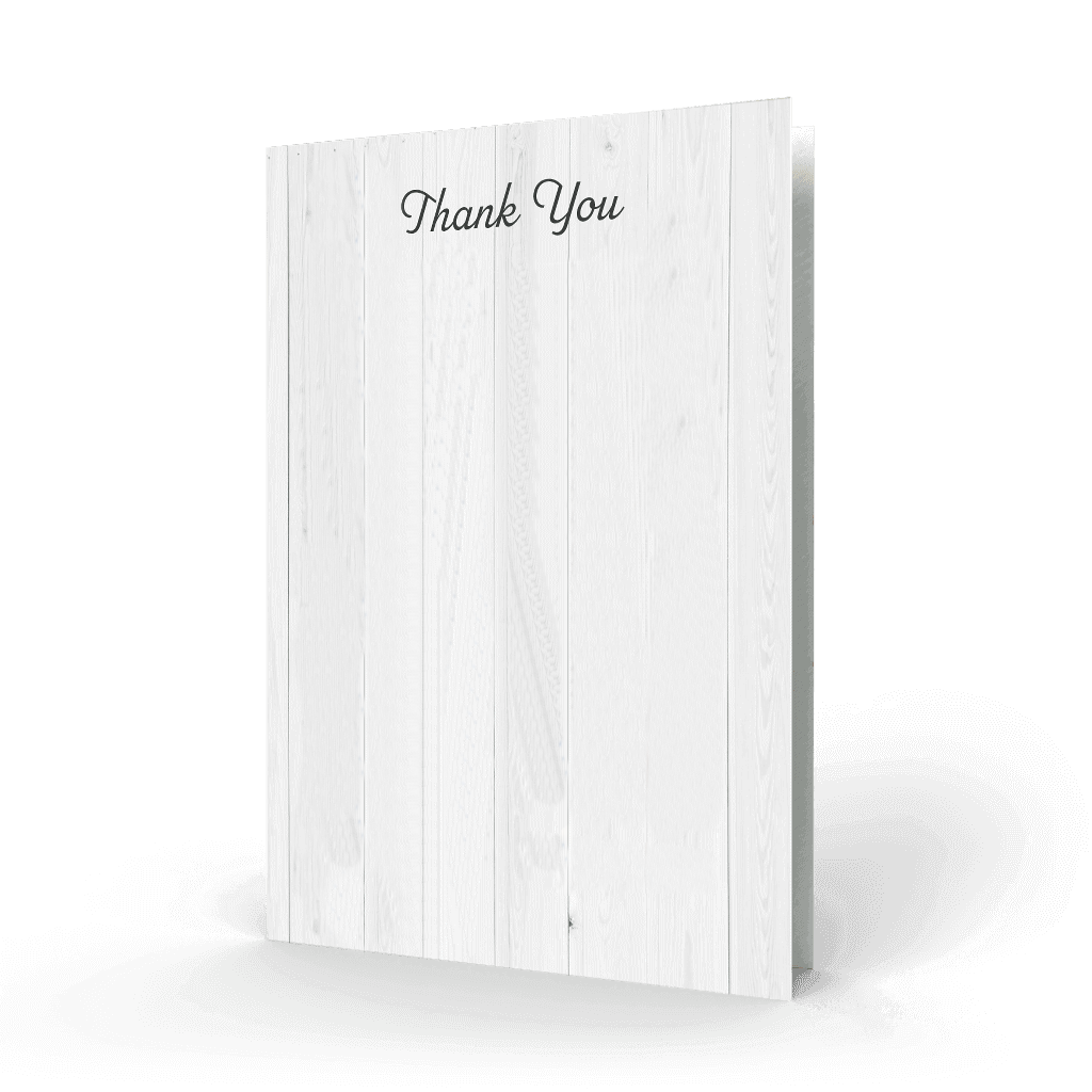 Modern Acknowledgement Card (PAC-38)