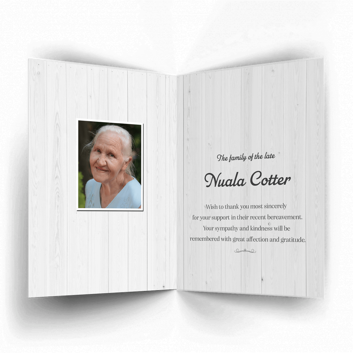 Modern Acknowledgement Card (PAC-38) - Image 2