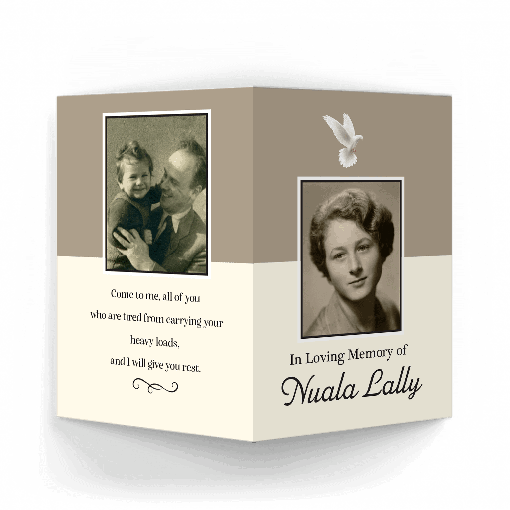 Modern Memorial Card (MMC-10) - Image 3