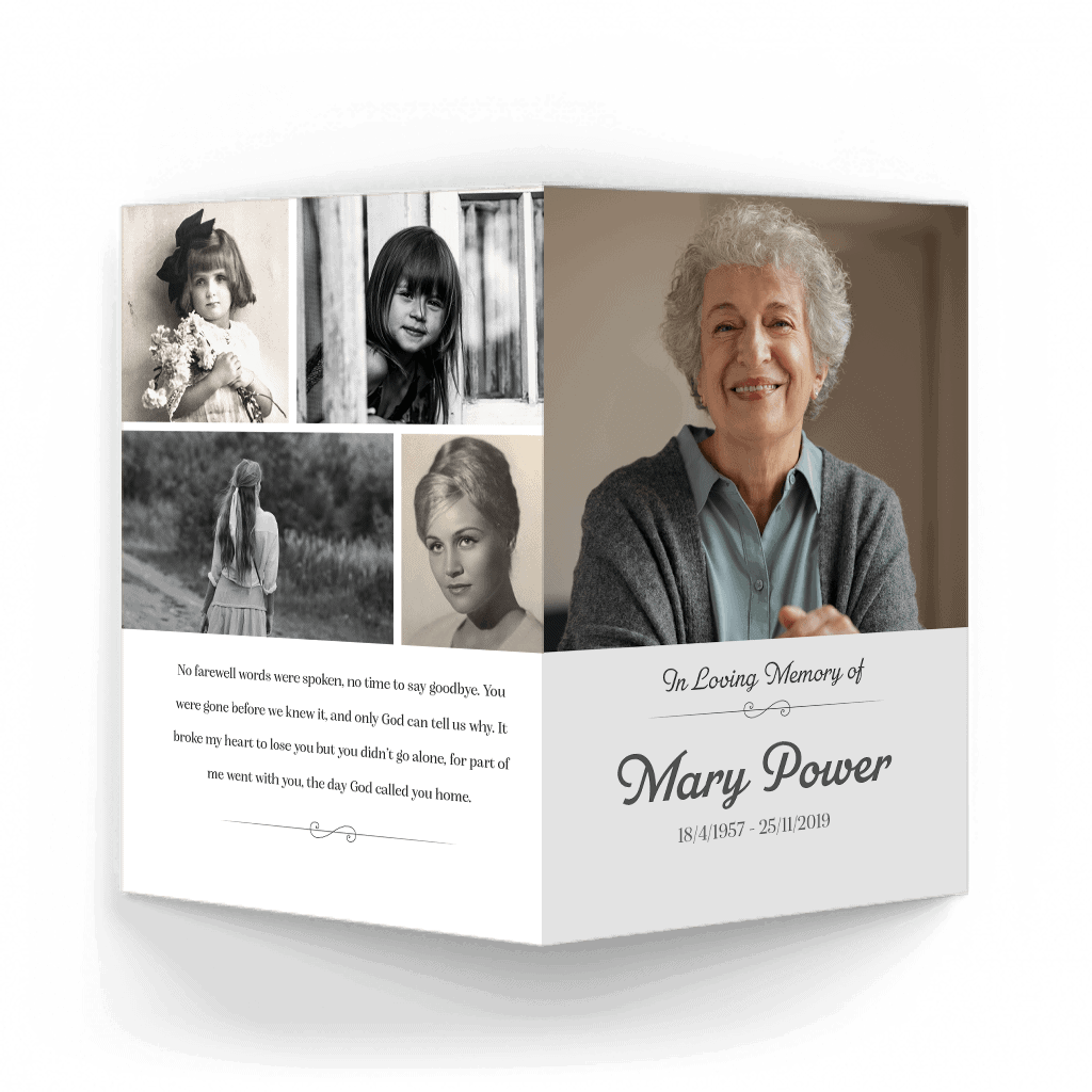 Modern Memorial Card (MMC-05) - Image 3