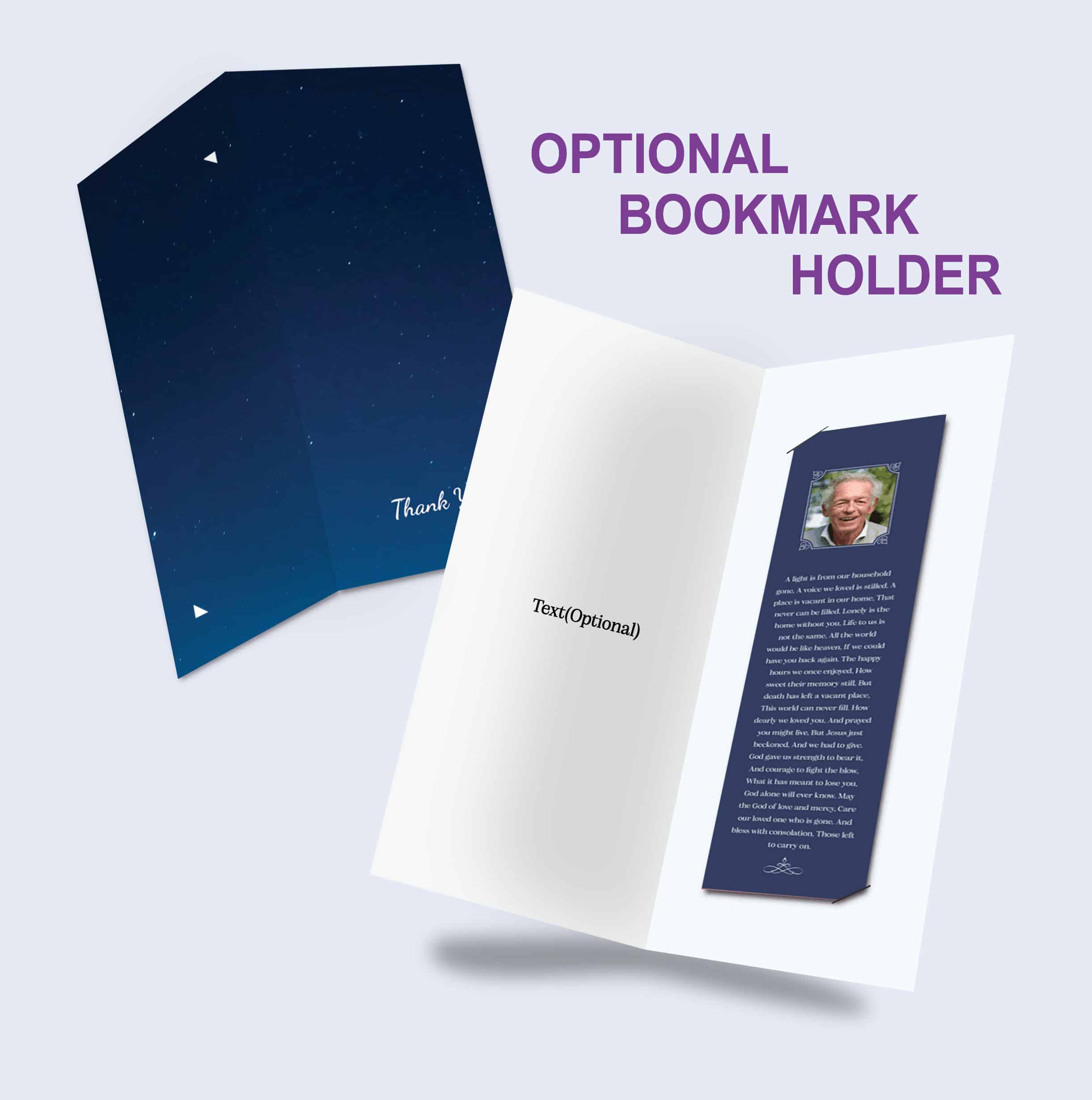 Modern Memorial Bookmark (MMB-02) - Image 3