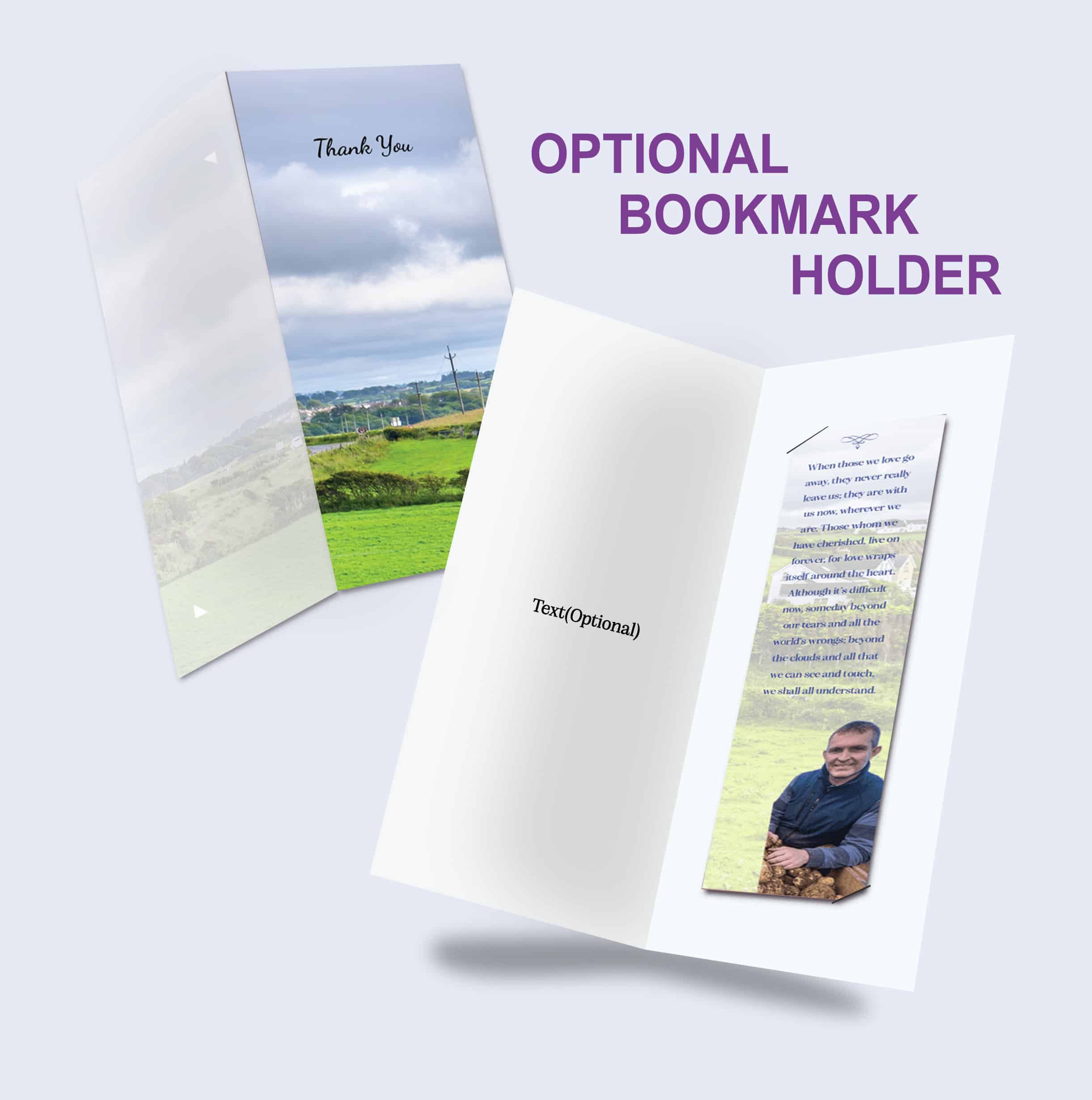 Modern Memorial Bookmark (MMB-03) - Image 3