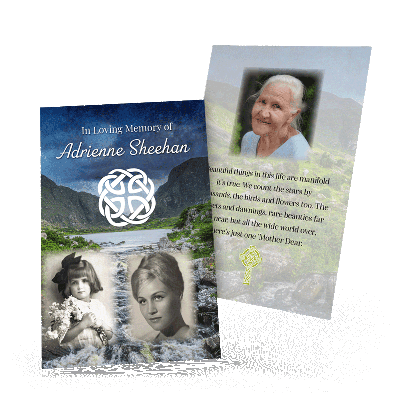 Black Lake Gap of Dunloe Memorial Wallet Card