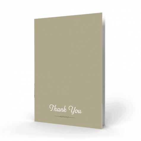 Modern Acknowledgement Card (PAC-46)