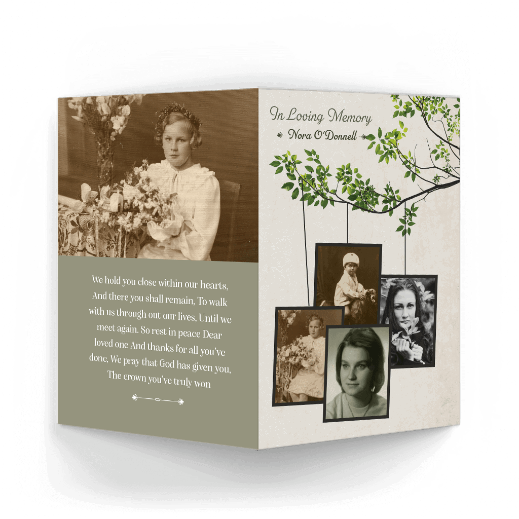 Modern Memorial Card (MMC-16) - Image 3