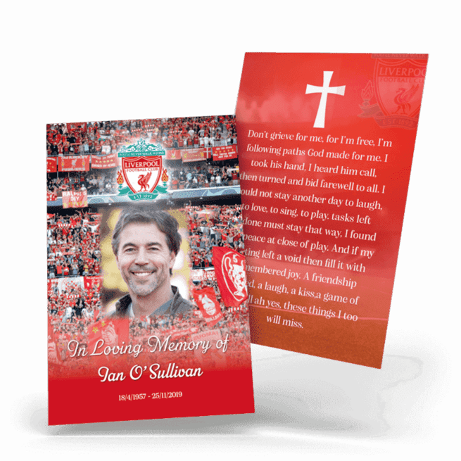 Liverpool Memorial Wallet Card