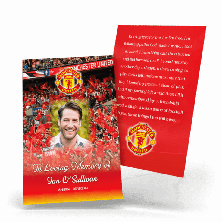 Manchester United FC Memorial Wallet Card