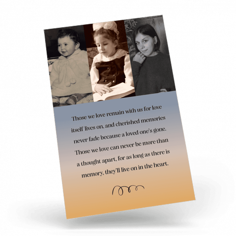 Evening sunset over the Ribble Valley near Preston UK Wallet Card back