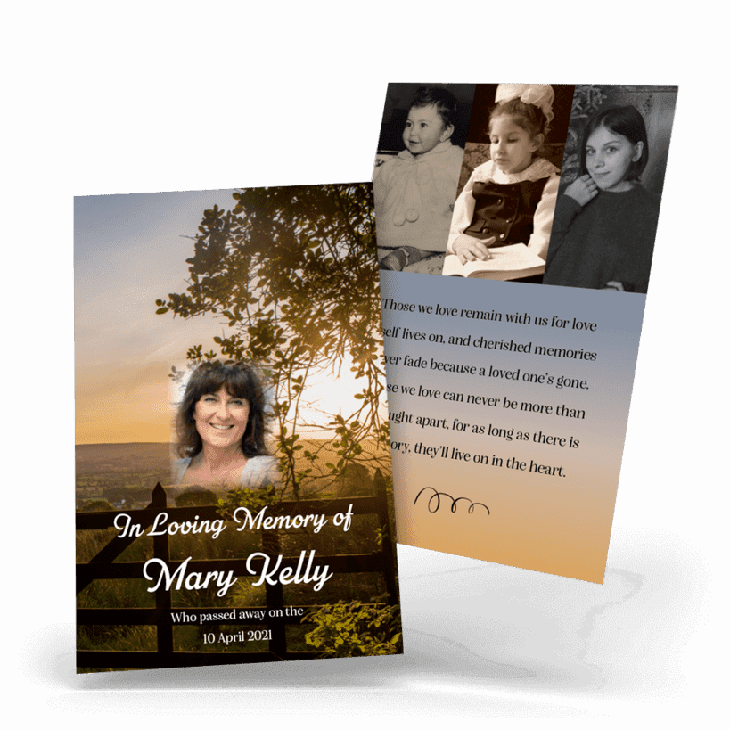 Evening sunset Wallet Card