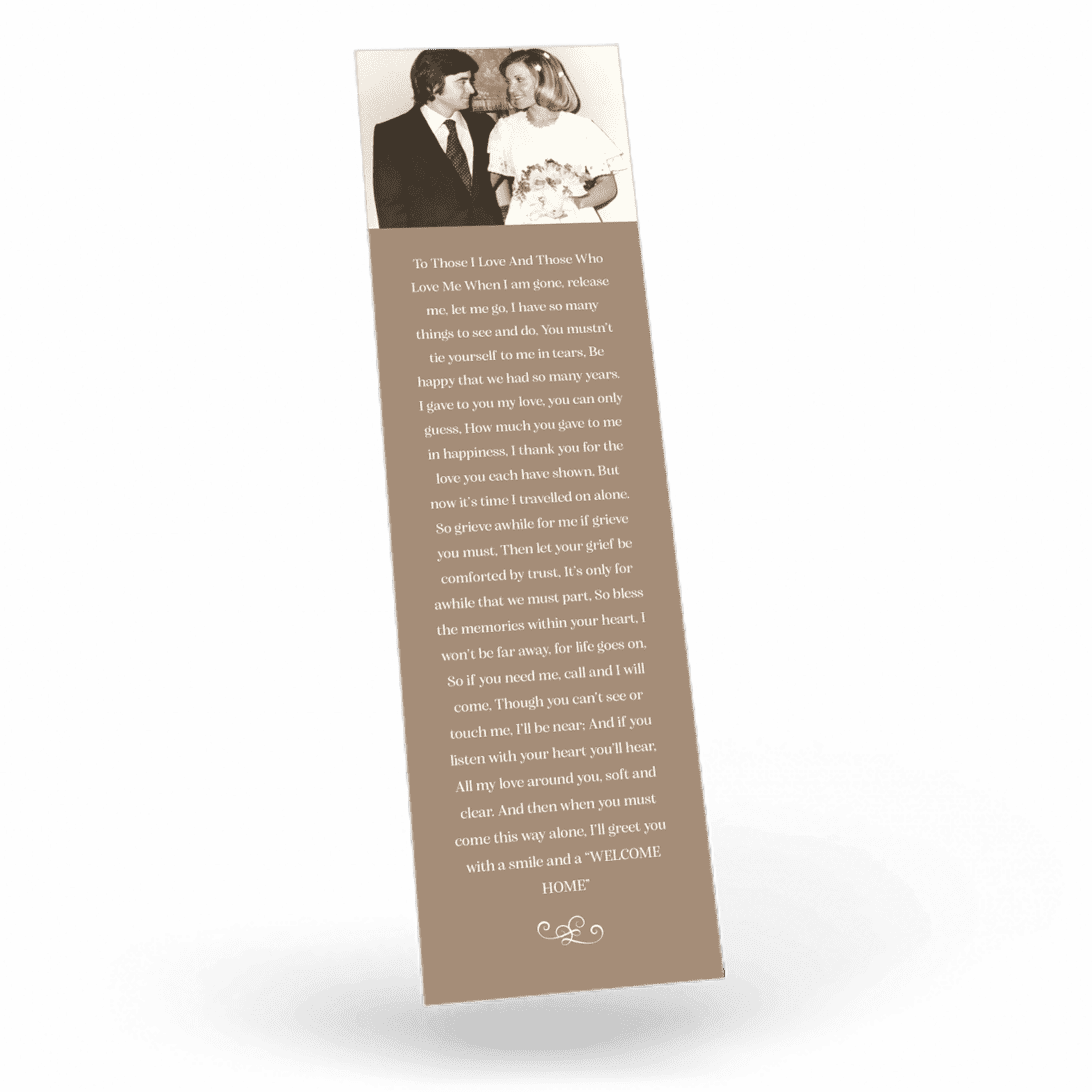 Park Bench West Pennine Moors, Chorley, Lancashire UK Bookmark back