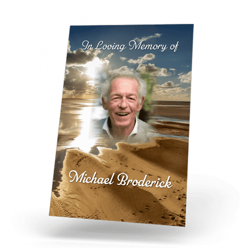 Sunset over Southport beach Liverpool Lancashire. UK Wallet front