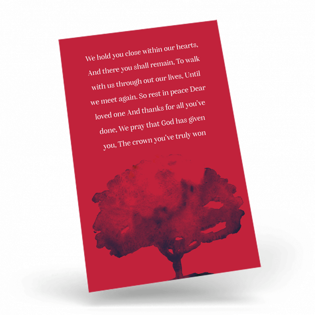 Field of Poppies Wallet Card back