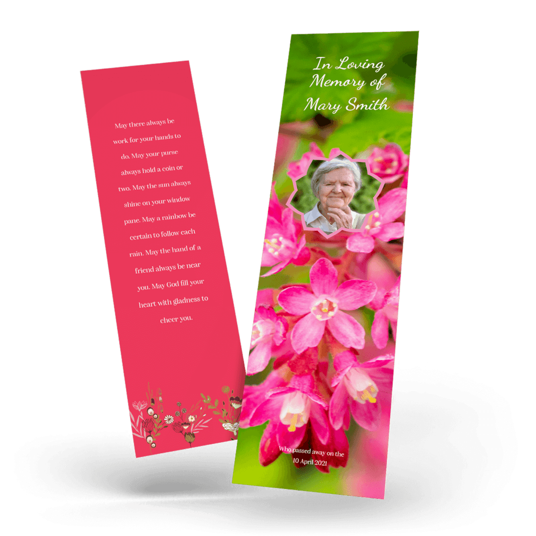 Spring Flowers Bookmark cover