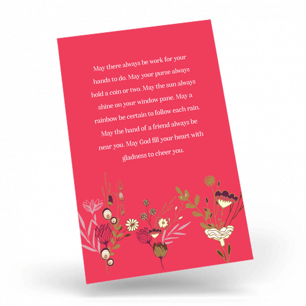 Spring Flowers Wallet Card back