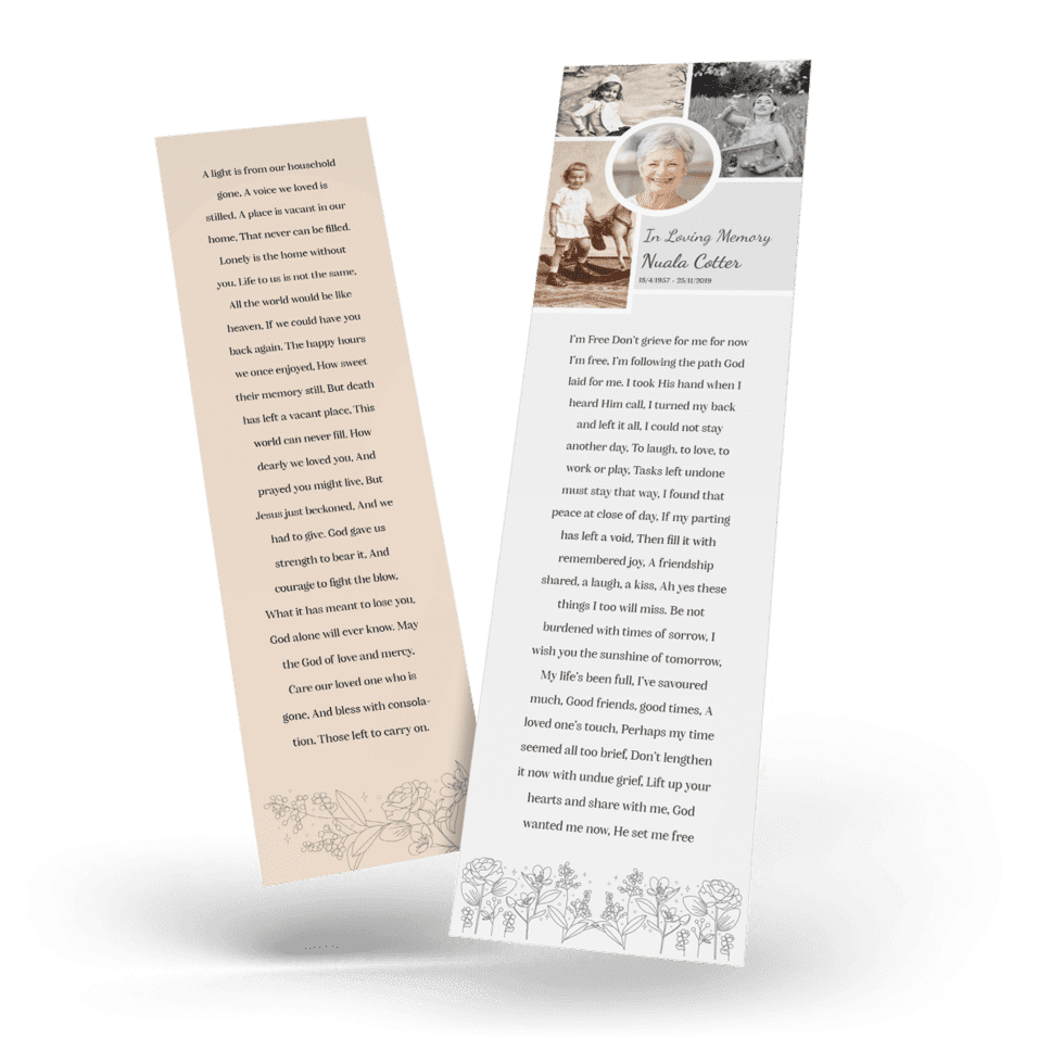 Modern Bookmark Card Cover MBM 19