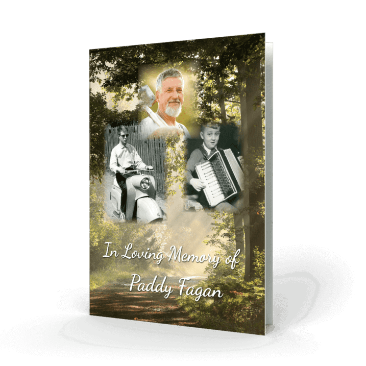 Modern Memorial Card Cover MMC 20