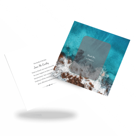 Unique Acknowledgment Card Style 20