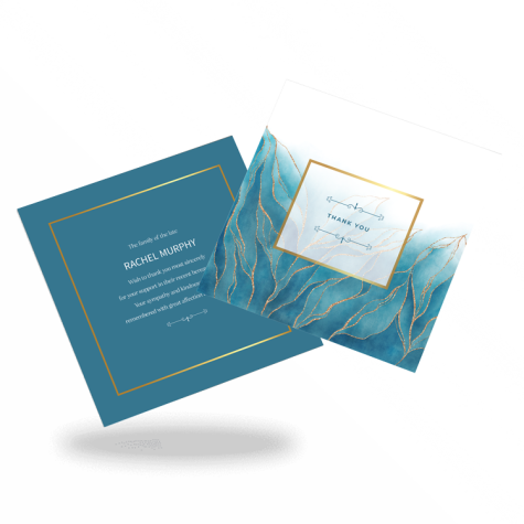 Unique Acknowledgment Card Style 10