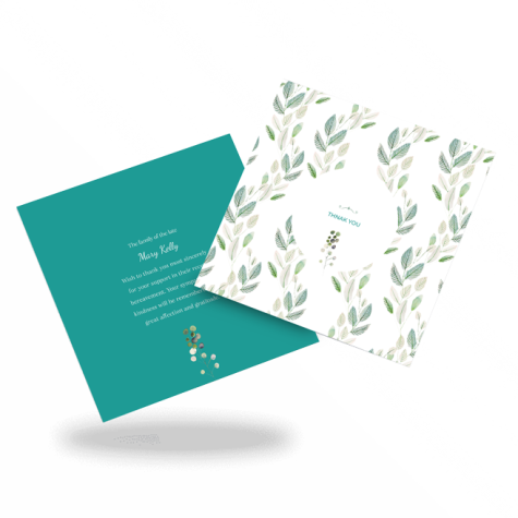 Unique Acknowledgment Card Style 15